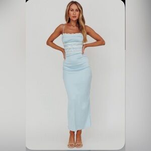 The Edge Sweet As Always Dress Blue Dress Size Small